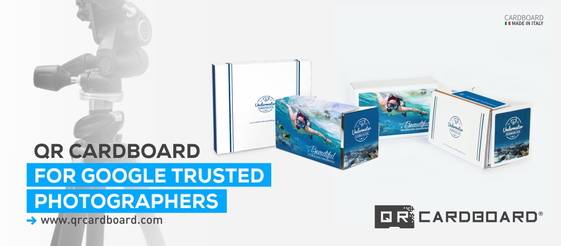 QR CARDBOARD PER I FOTOGRAFI CERTIFICATI GOOGLE