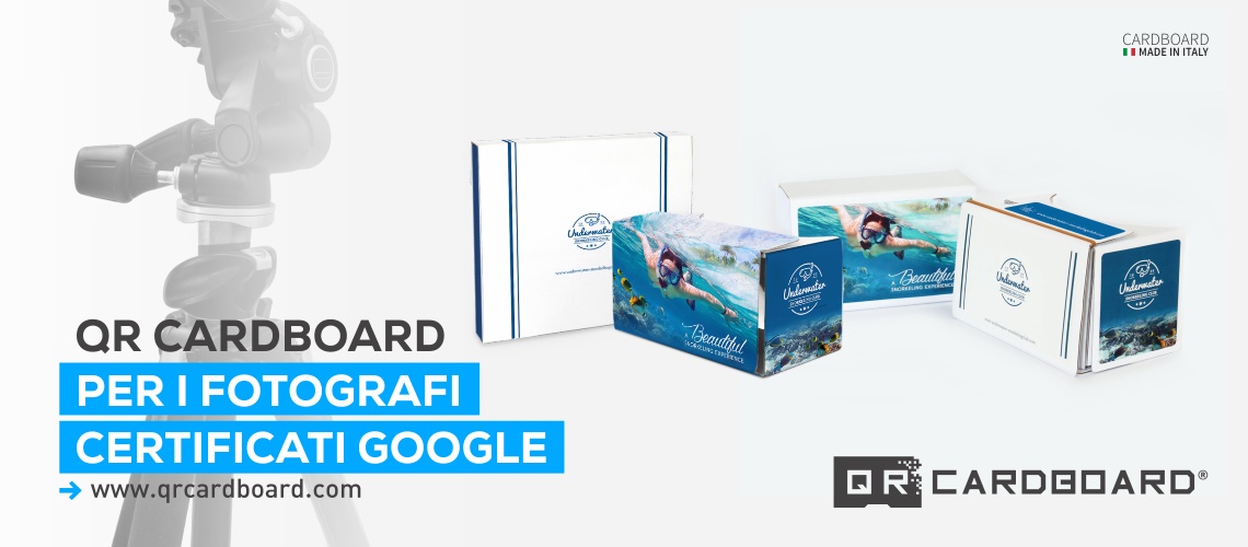 QR CARDBOARD PER I FOTOGRAFI CERTIFICATI GOOGLE