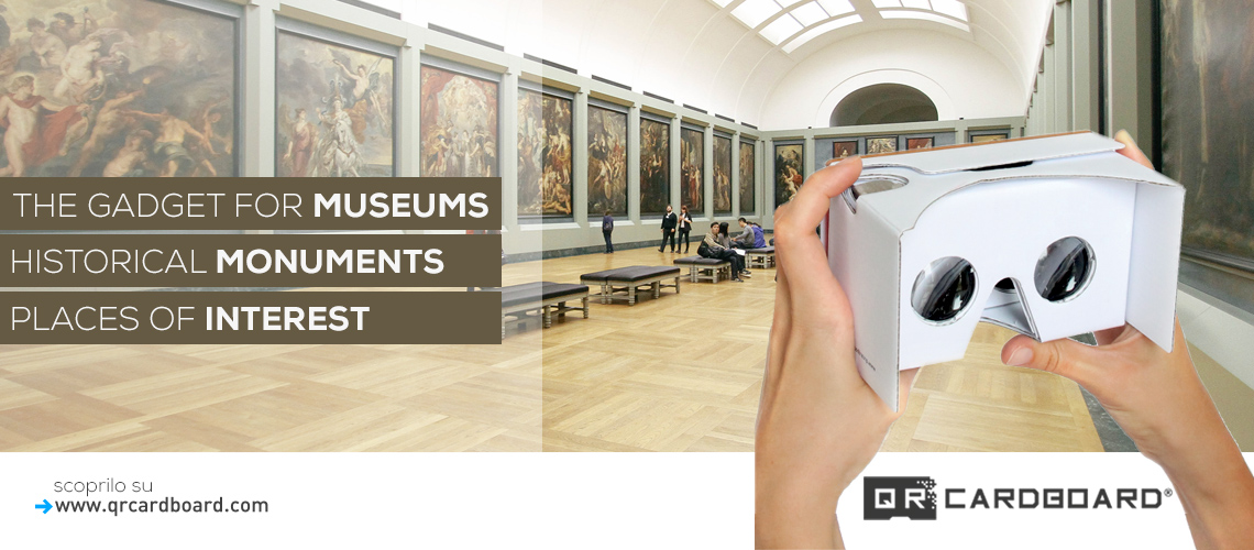 QR Cardboard V2: il gadget personalizzato per musei, parchi e luoghi d'interesse