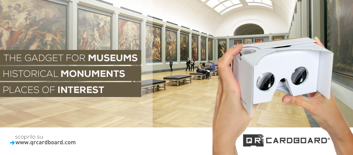 QR Cardboard V2: il gadget personalizzato per musei, parchi e luoghi d'interesse
