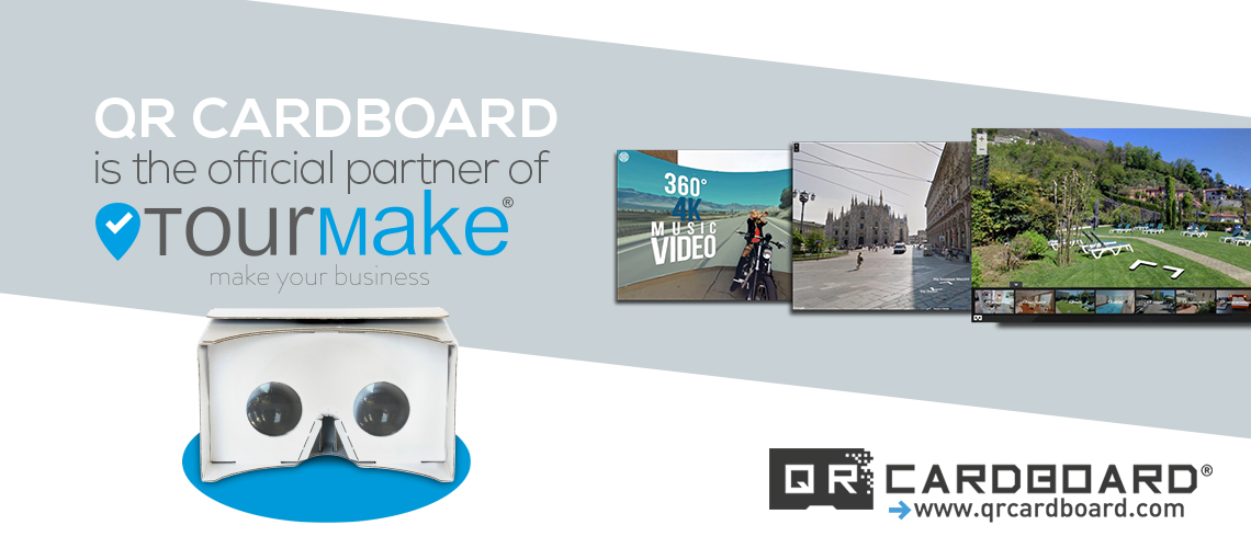 QR Cardboard è partner ufficiale Tourmake