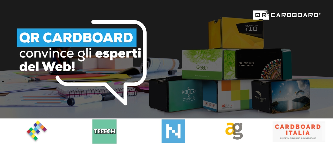 QR CARDBOARD CONVINCE GLI ESPERTI DEL WEB