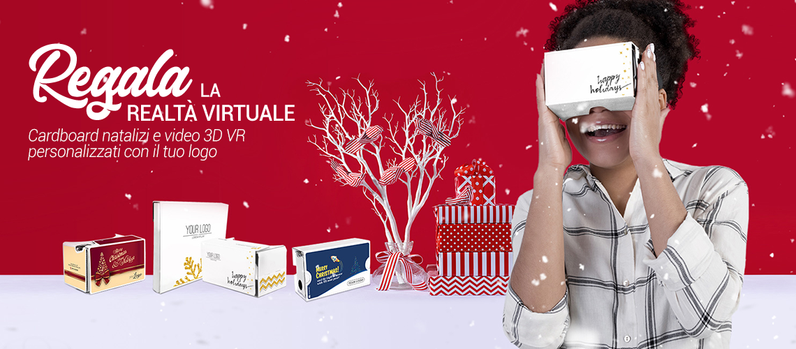 A NATALE REGALA LA REALTÀ VIRTUALE CON QR CARDBOARD