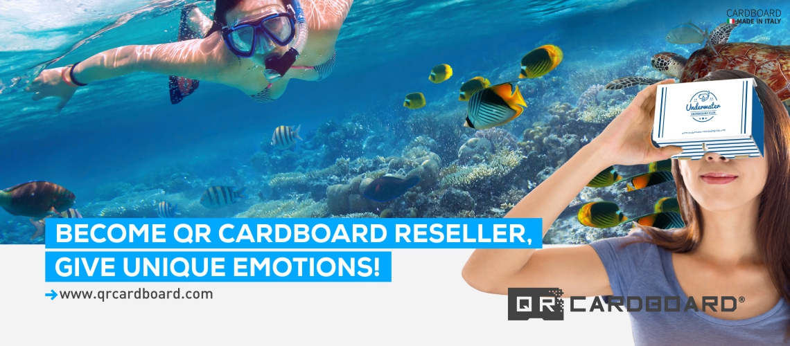 DIVENTA RIVENDITORE QR CARDBOARD, REGALA SENSAZIONI UNICHE!