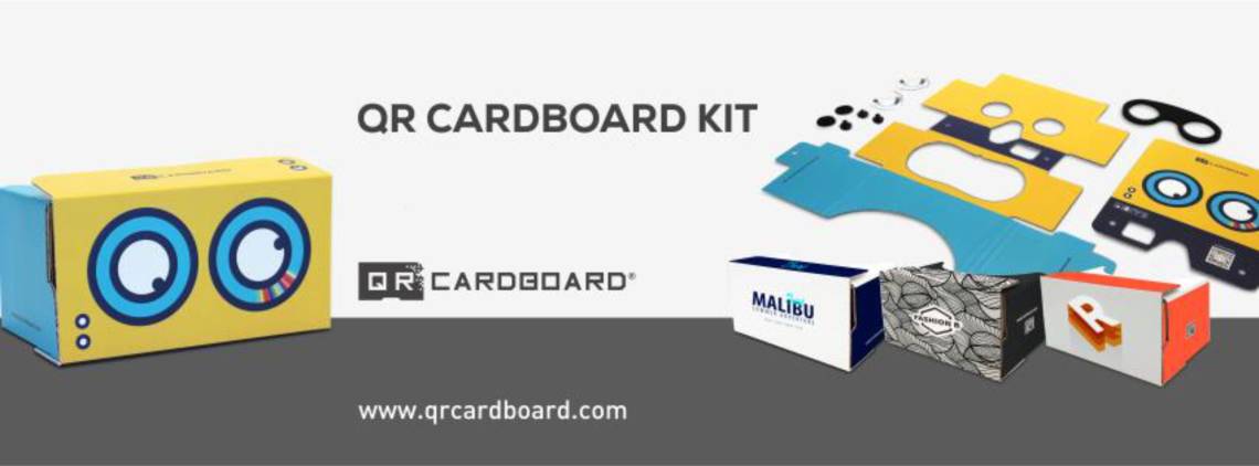 QR CARDBOARD KIT, COMPATIBILE CON LA TUA MISSION E CON TUTTI GLI SMARTPHONE!