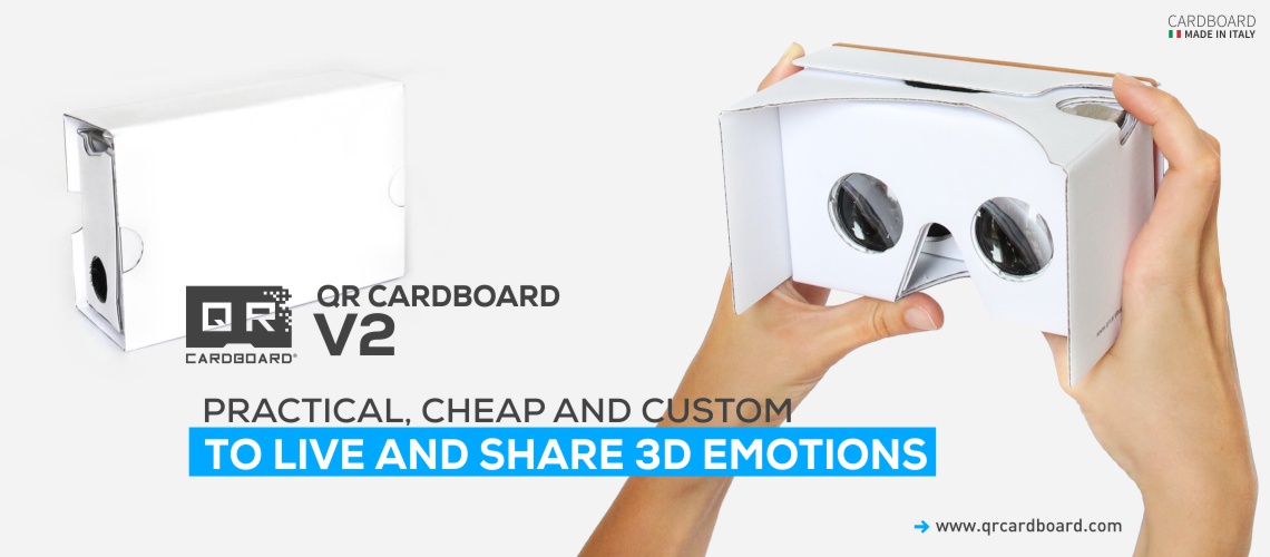 QR CARDBOARD V2, IL VISORE CERTIFICATO GOOGLE