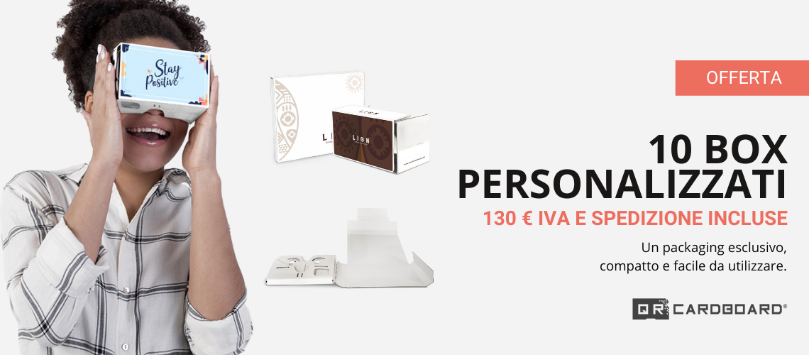 OFFERTA QR CARDBOARD BOX PERSONALIZZATI