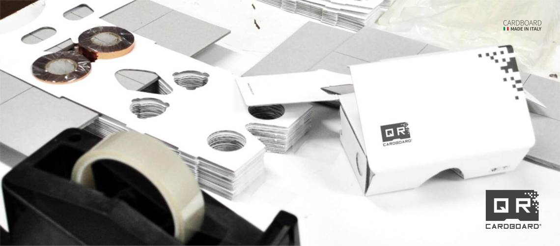 VUOI REALIZZARE UN VISORE ORIGINALE? RIVOLGITI A QR CARDBOARD