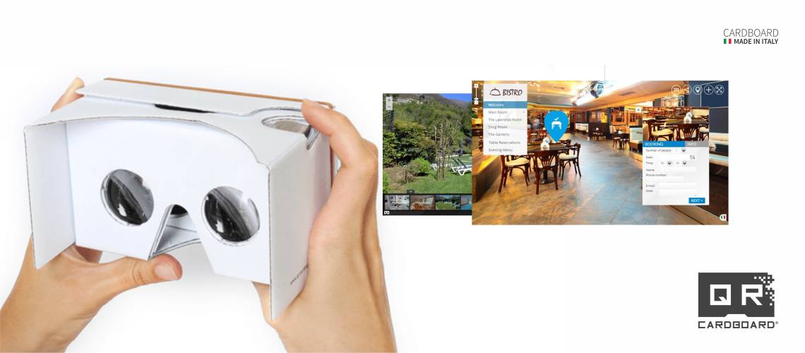 VISORI QR CARDBOARD, UNICI NEI DETTAGLI