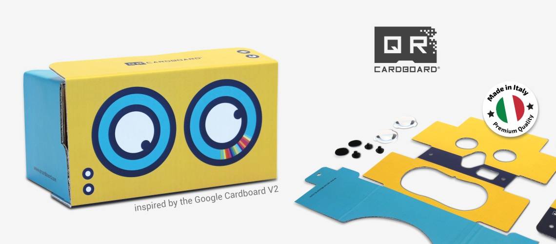 CON QR CARDBOARD KIT LA REALTÀ VIRTUALE CON TE SEMPRE E OVUNQUE